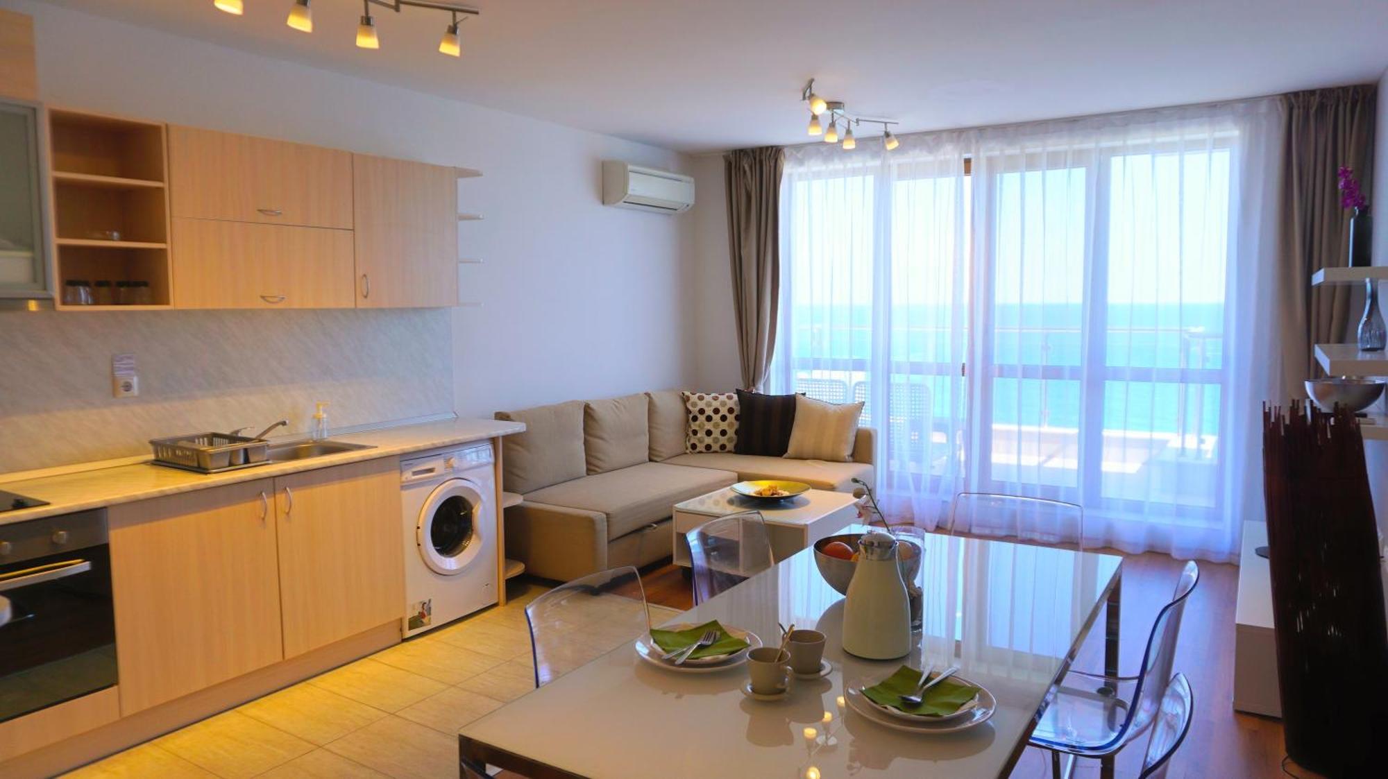 Апартаменти Бяла Клиф На Плажа - Apartments Byala Cliff First Line Exterior foto